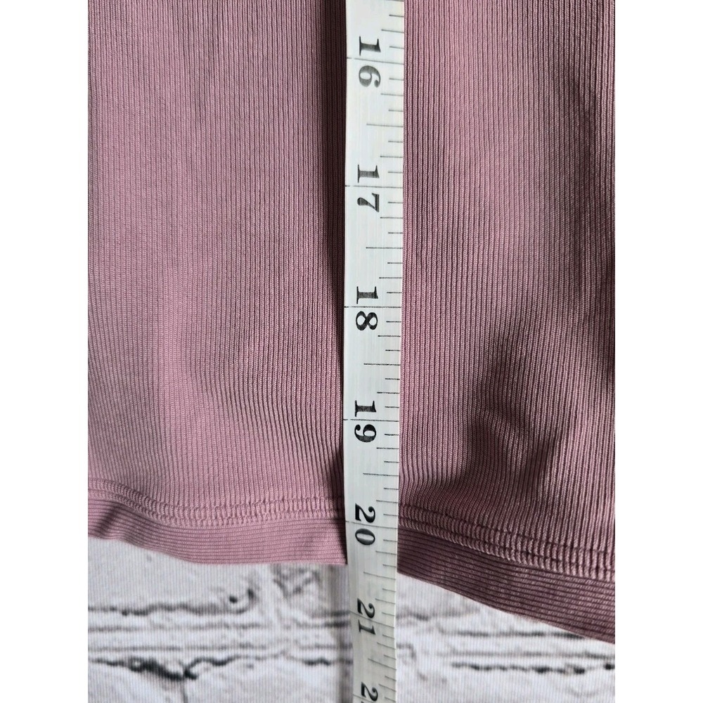 Lululemon Do the Twist Long Sleeve Shirt Pink Taupe Sweat Wicking Size Small? - Picture 8 of 9